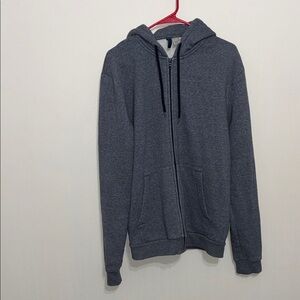 Divided Men's Charcoal Zip-Up Hoodie